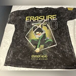 Eraser Hero Graphic Tee - Black and Yellow